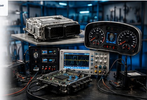 Automotive electronics diagnostic workbench